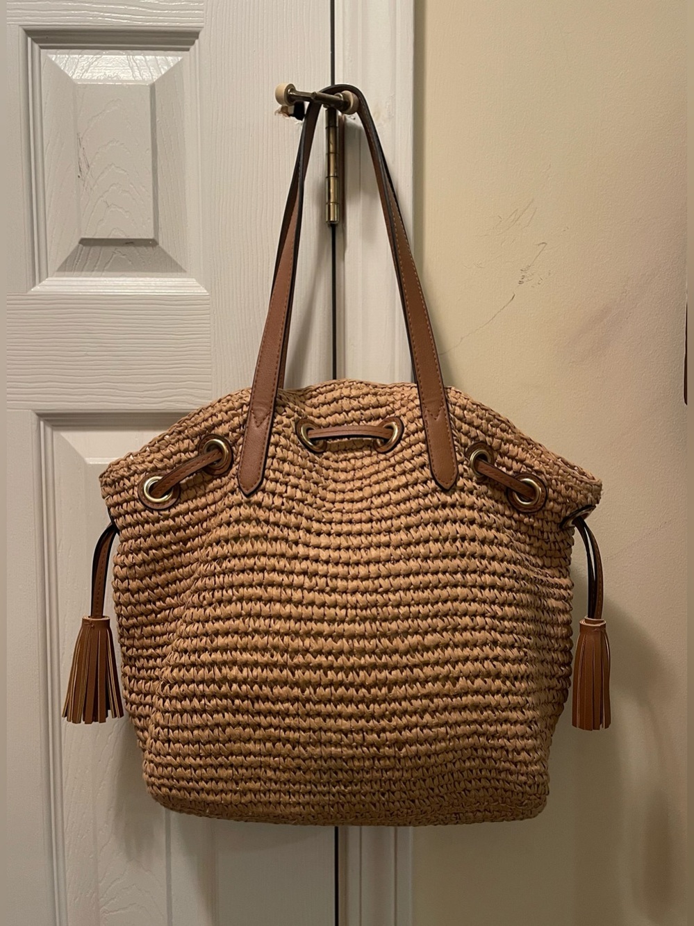 Tommy Bahama Woven Tote Handbag